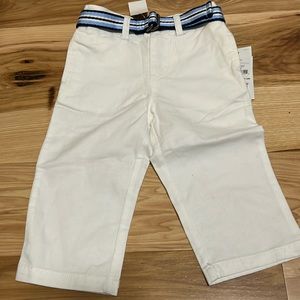 Polo pants with belt